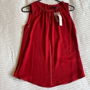 NWT Red Size 2 Blouse/Top, White House Black Market